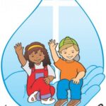 MISSAO CRIANCA - texto circundando o simbolo - COR