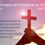 Mensagem Presidência da IECLB - Abril 2023