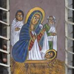 ìcone ortodoxo etíope tradicional de Lalibela. Foto: Philippe Lissac/Godong