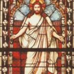 Vitral com Jesus