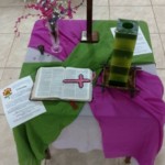 Altar na sala do Curso VLM