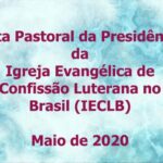 Carta Pastora Maio 2020