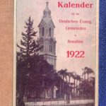 Kalender für die Deutschen Evang. Gemeinden in Brasilien 1922