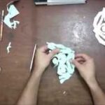 Rosa de Lutero - dobradura e recorte