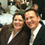 Euclécio Schieck e esposa Carla