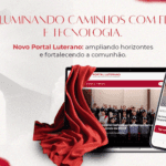 Card com os dizeres: Iluminando caminhos com a tecnologia