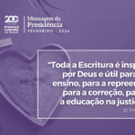 Mensagem da Presidência da IECLB Fevereiro 2024