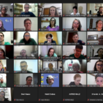 Print do Encontro preparatório online para o fórum de missão