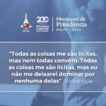 Mensagem da Presidência 2024 - Maio