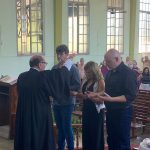 Instalação da nova coordenação do Conselho Nacional de Música pelo P. Sinodal Ismar Schiefelbein