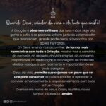 Oração harmonia na criação